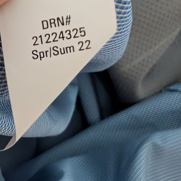 Eddie Bauer quarter Zip Pullover Casual Golf Jacket Windbreaker checked blue XS - Picture 7 of 10